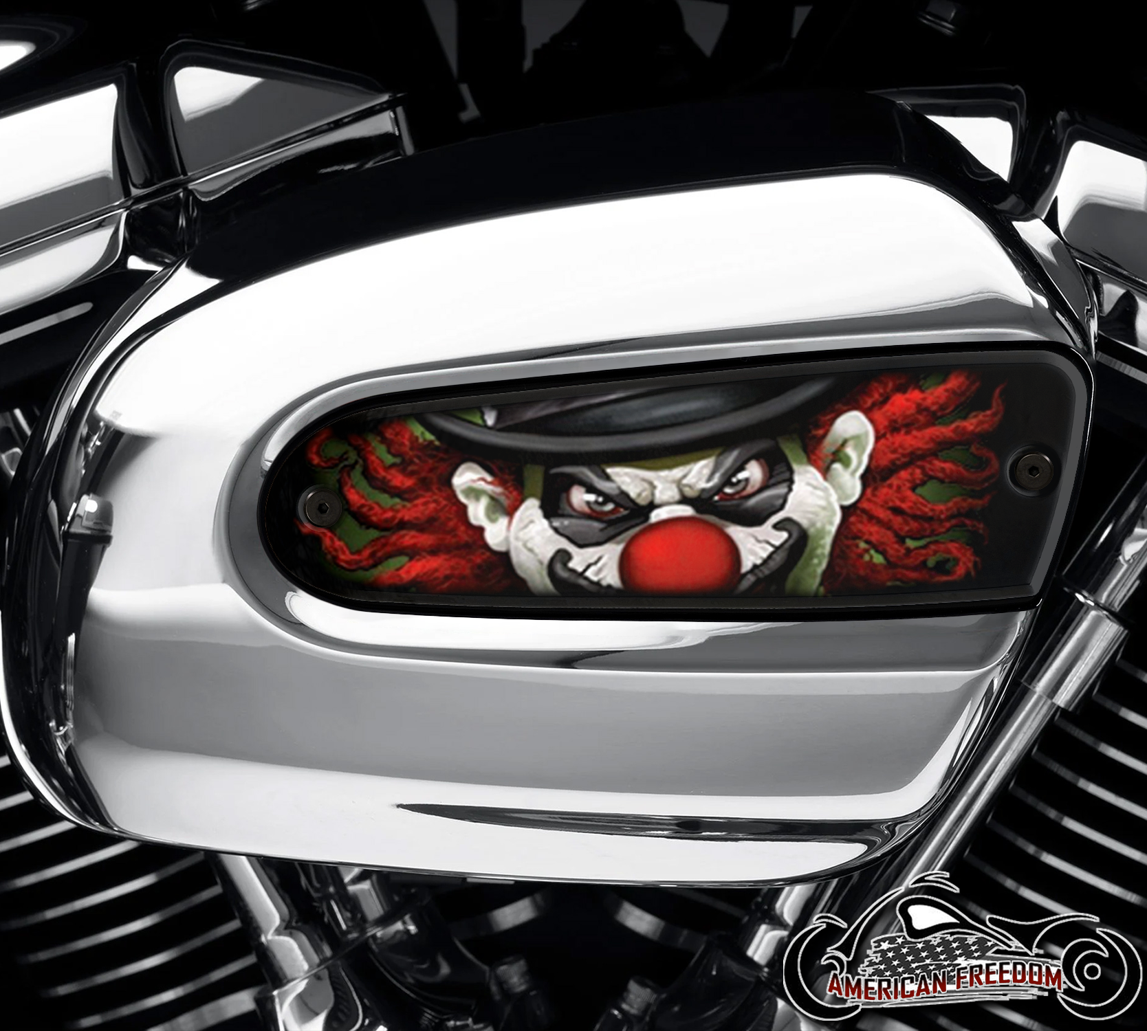 Harley Davidson Wedge Air Cleaner Insert - Top Hat Clown